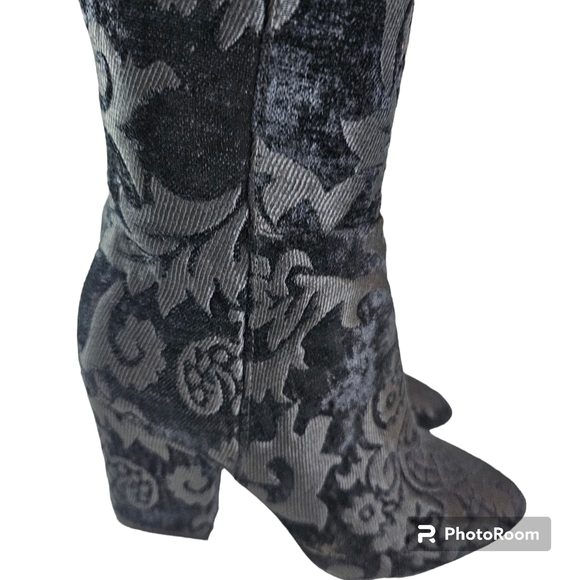 Nine West Siventa Brocade Over The Knee Boots in 5 - Picture 4 of 9